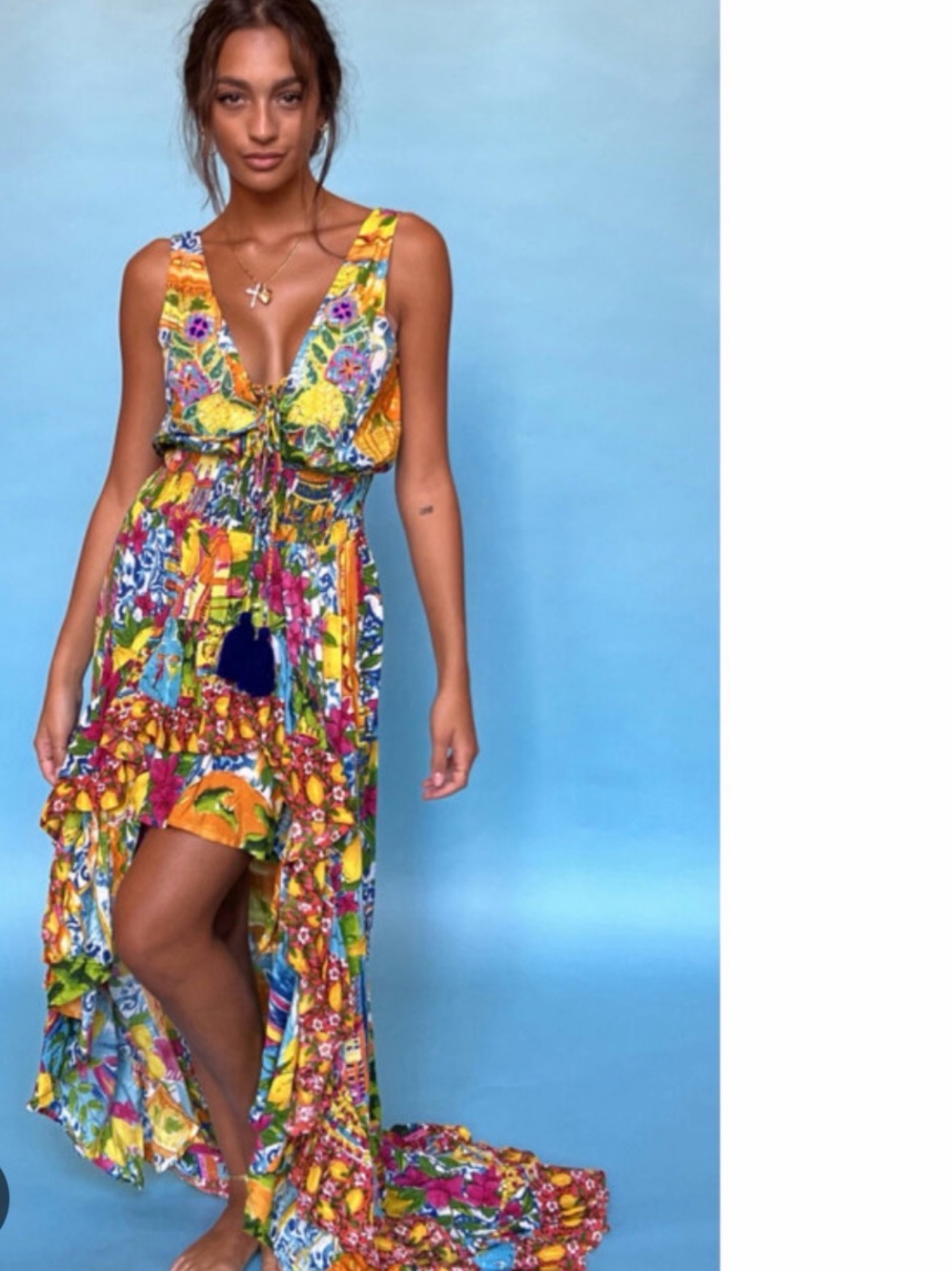 Amalfi maxi dress by Antica Sartoria